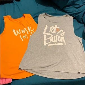 Two Orangetheory Tanks